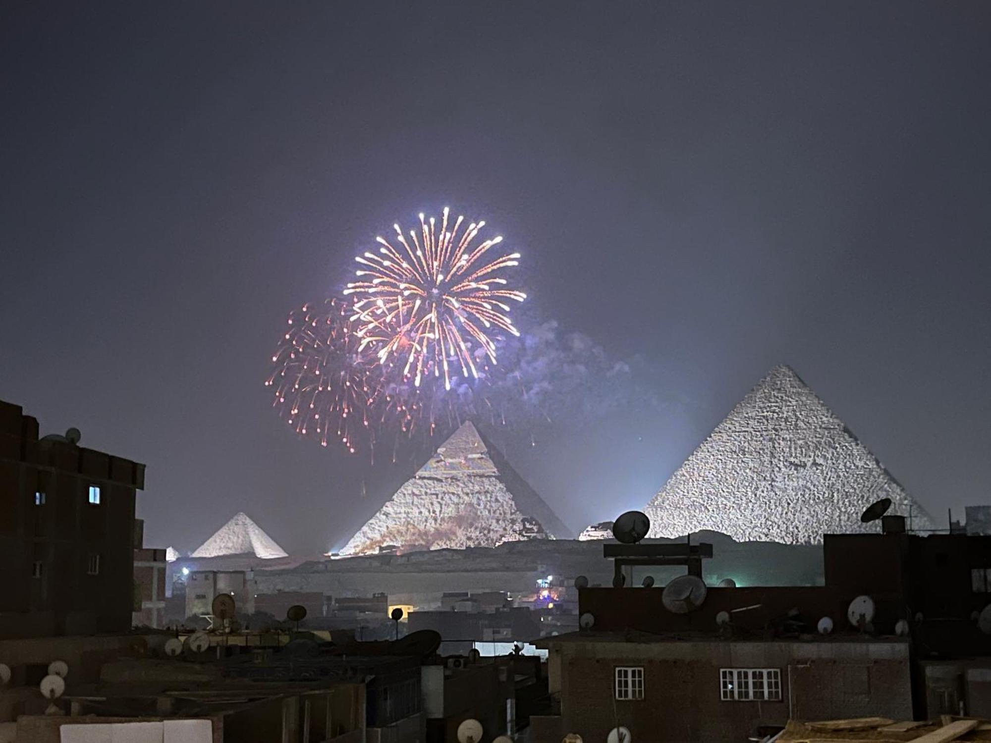 Pyramids Kefren Hotel Kafret el-Gabal Buitenkant foto